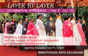 Opening Reception, "Layer by Layer: Storytelling with Saris" Exhibition @ Brentwood Arts Exchange Gallery, Gateway Arts Center | Brentwood | Maryland | United States