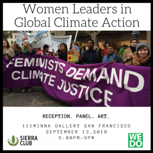 Women Leaders in Global Climate Action @ 111 Minna Gallery | San Francisco | California | United States