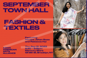 Textiles/Fashion Town Hall in NY @ Mercury Store